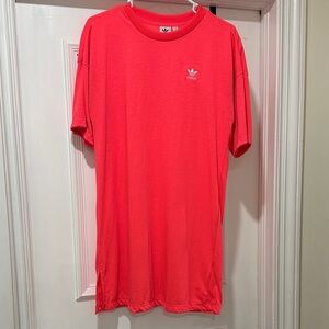 Adidas Activewear Sport Tee shirt Dress, Women’s Xs Neon Pink
